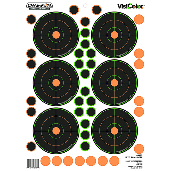 CHAMP 25 YD SM BORE 5PK W/90 PASTORS - Hunting Accessories